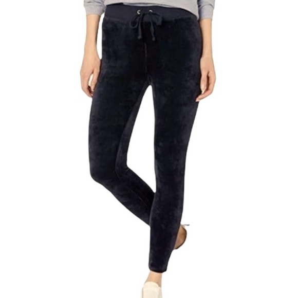 NWT Juicy Couture Black Label Velour Drive Legging - Picture 1 of 7